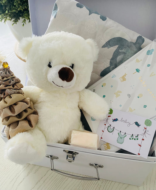 Teddy Bear Quilt Gift Set